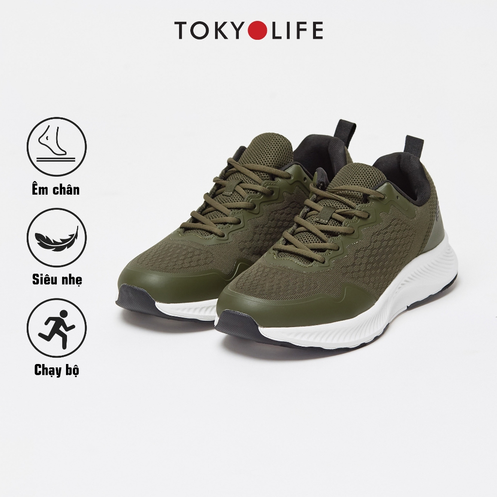 Giày thể thao nam TOKYOLIFE chạy bộ êm chân siêu nhẹ thoáng khí siêu nhẹ C7SHO401N