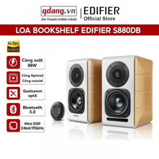 Loa bookshelf edifier s880db - hệ thống âm thanh hi-fi - điều khiển từ xa - bluetooth 5.0