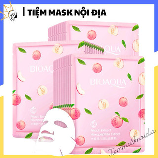 🍑Mặt Nạ Dưỡng Trắng Da Bioaqua Eruynbeautskin Chiết Xuất Trái Đào Tươi