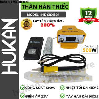 [Chính hãng] Thân máy hàn thiếc HUKAN HK SIS480 21V, mỏ hàn chì điều chỉnh nhiệt độ từ 150°C - 480°C
