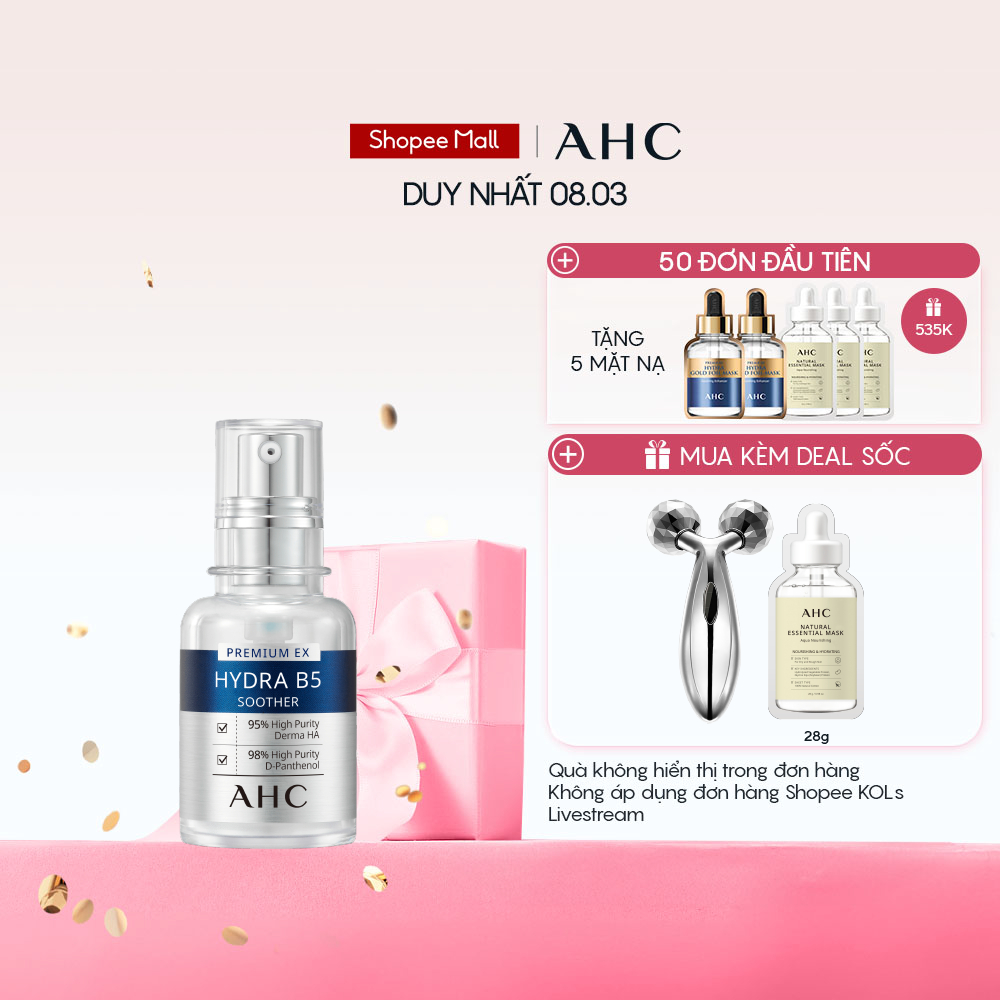 Tinh Chất Cấp Ẩm AHC Premium Ex Hydra B5 Soother 30ml