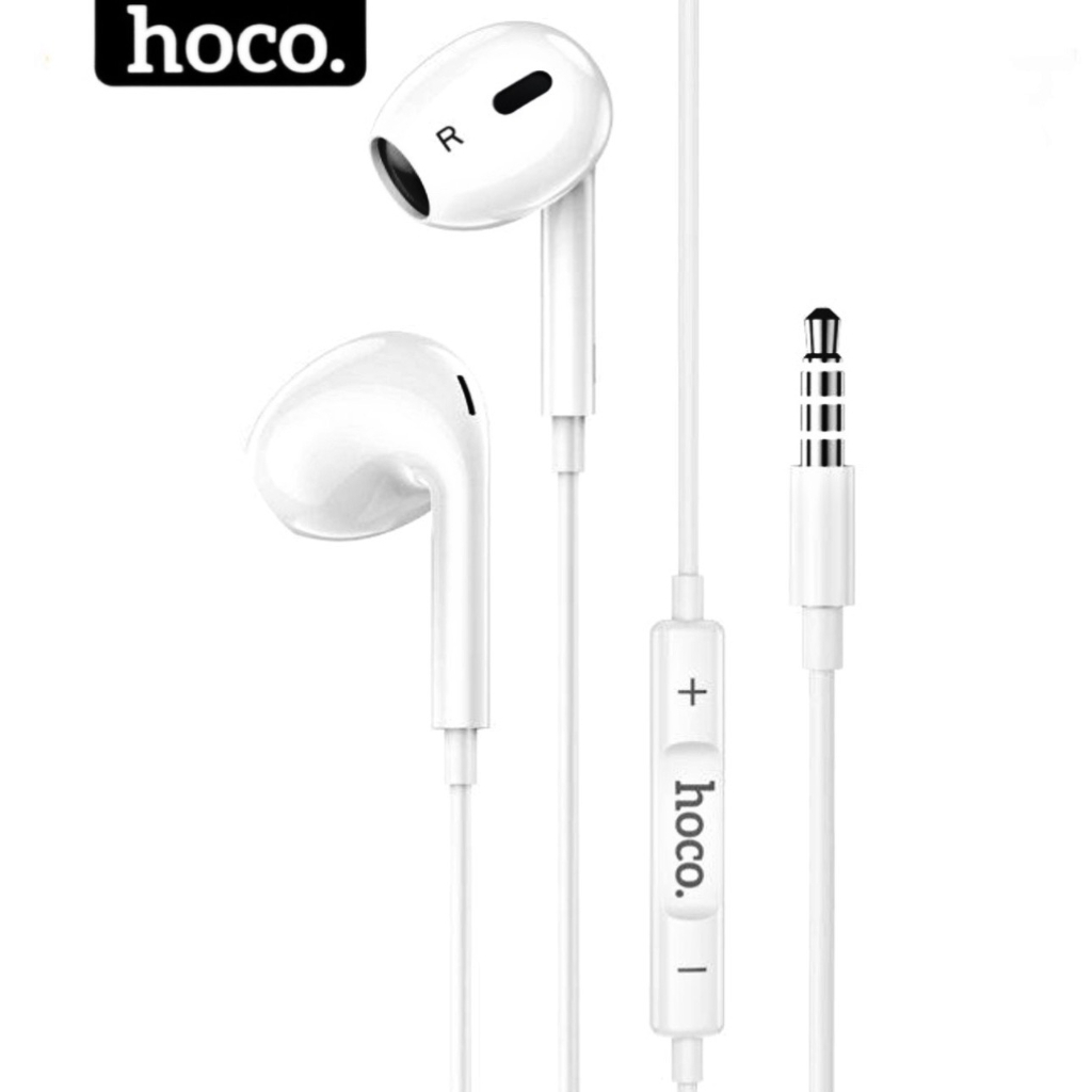 Tai nghe có dây có mic hiệu ứng âm thanh vòm 6d chính hãng HOCO jack 3.5mm h17 hocomall