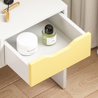 Bàn trang điểm ngồi bệt, bàn phấn hiện đại có gương decor phòng ngủ kiểu Hàn chính hãng IGA(60*42*30)- GP69 | BigBuy360 - bigbuy360.vn