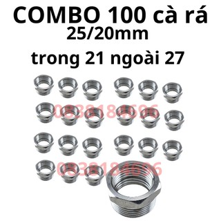Combo 100 cà rá, nối ren chuyển ren. trong 21 ngoài 27 combo 50 cà rá, cà rá nối kép các loại chọn