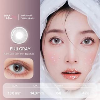 [LENS CẤP ẨM ] LENS CẬN XÁM TÂY |FUJI GRAY| kính áp tròng HÀN QUỐC đeo 12-20h/ngày | Nhatlam lens phân phối chính hãng