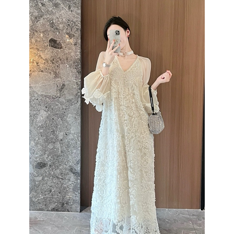 Váy Maxi Ren Hoa Tiểu Thư QC