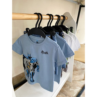 Bộ hè bé trai cotton in hình
