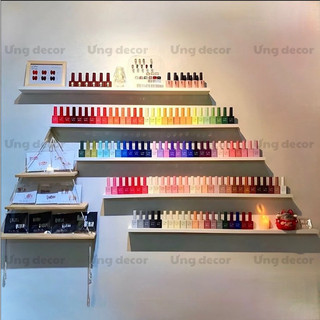  Kệ sơn nail gắn tường KHÔNG KHOAN tường cho tiệm nail, spa decor trang trí nhà cửa