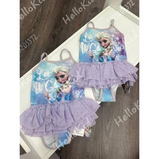Bộ bơi elsa xanh tím bé gái