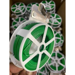 1 cuộn dây lõi thép bọc nhựa dài 50m có dao cắt buộc lan.