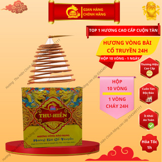 [Chính Hãng] Hương Vòng Thảo Mộc Thu Hiền Thượng Hạng 1 Ngày, Nhang Vòng Thu Hiền