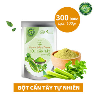 Nước uống Bột Detox Cần Tây Tươi ONELIFE hòa tan uống liền nguyên chất, đẹp da, giảm mụn
