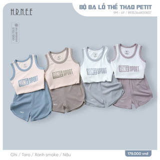 Bộ BA LỖ Hrnee chất liệu Modal mềm mát cho bé bộ sưu tập Baby Cool