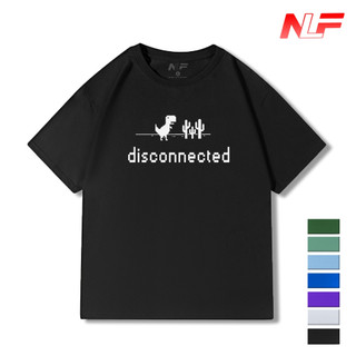 Áo Thun Tay Ngắn Khủng Long Disconnected DC-015 - Thời Trang Cá Tính - Áo Thun Nam - Áo Thun Nữ - NLF Unisex Fashion