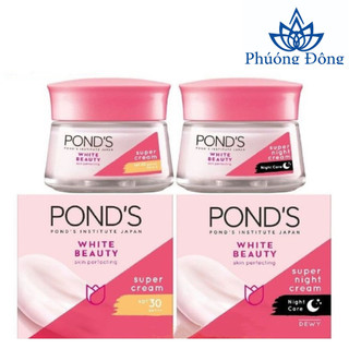Kem Dưỡng Da Ngày Và Đêm Trắng Hồng Rạng Rỡ Ponds White Beauty 50g (Pond's)