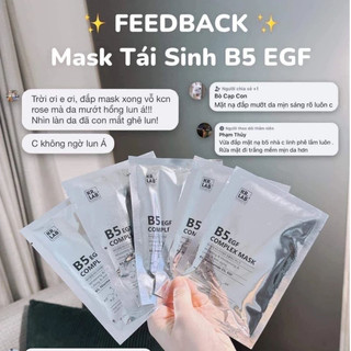 Mặt nạ Mask B5 kr.lab B5 niacinamide EGF complex mask giúp cấp ẩm dưỡng trắng phục hồi da