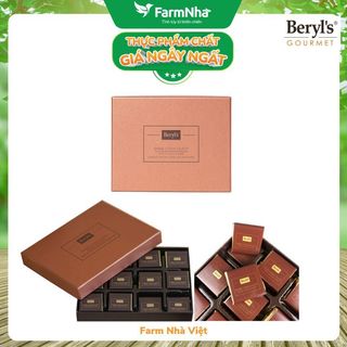 Socola Beryls with Cocoa Nibs 216g Chocolate - Socola đắng thơm ngon tan trong miệng kèm các hạt cocoa giòn dưới răng
