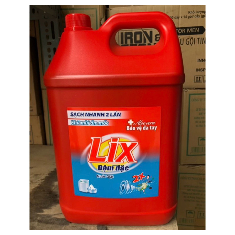 CAN NƯỚC GIẶT LIX  9KG ĐẬM ĐẶC Làm Sạch