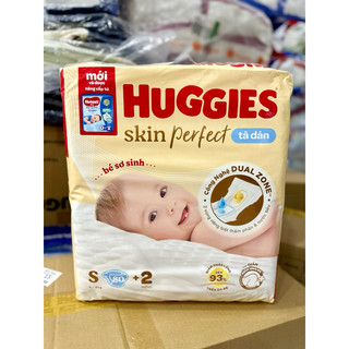 Tã dán sơ sinh huggies NB58+6/S54+6/S80+2