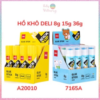 Hồ khô 8g 15g 36g deli glue stick 3 màu