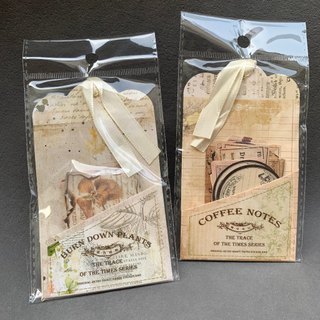 Junarystudio - Set 30 sticker miếng dán cổ điển trang trí sổ tay cổ điển vintage journal