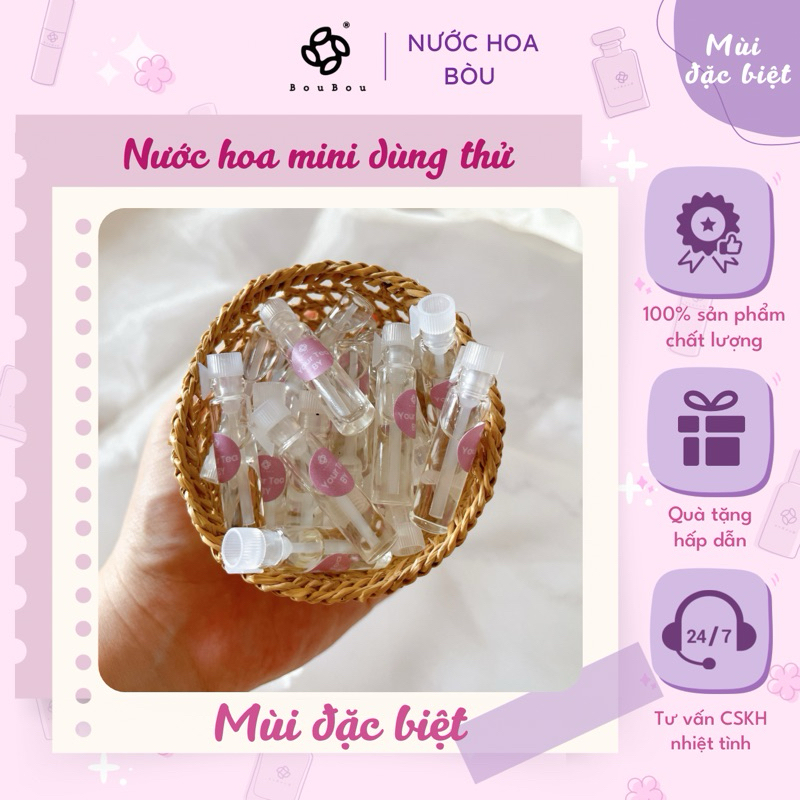 [BÒU PERFUME]- Mẫu thử nước hoa Bòu mini 1ml