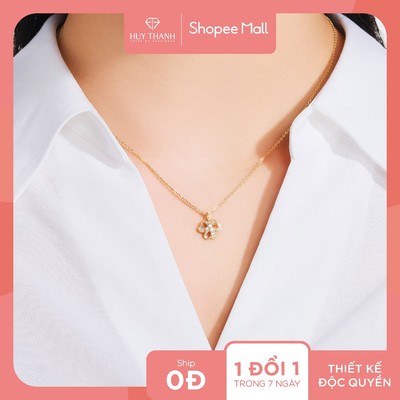 Dây Chuyền Vàng Tây 14k DCMAMD718 Huy Thanh Jewelry