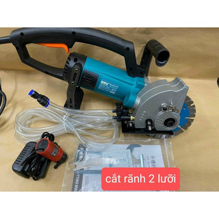  2000W Máy cắt rãnh tường 2 lưỡi 133 GL2135 Trypicon có kèm lưỡi kèm bơm nước 