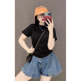 Áo thun thái phom RỘNG và VỪA kiểu Trơn basic mát lịm co giãn 4 chiều🌷KLii sẵn