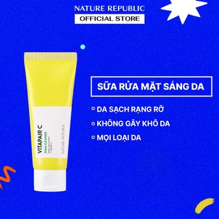Nature Republic Sữa rửa mặt dưỡng sáng da Vitapair C Foam Cleanser 150ml