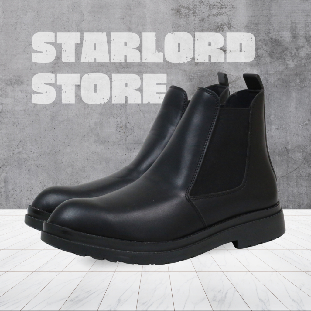 Giày da chelsea boots STARLORD G1222 da loại tốt, đế cao