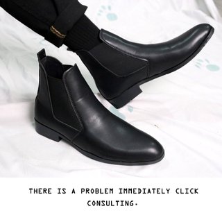 Giày Chelsea Boot nam Starlord SL1071 màu đen da cao cấp, Chelsea classic