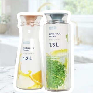Bình nước Lạnh Yama 1.2L hoặc 1.3L - Chính hãng INOCHI Nước Detox An Toàn Hiệu Quả