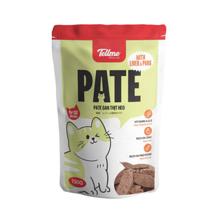 TELLME® Pa Tê Gan Thịt Heo Cho Mèo – 130 Gram