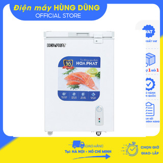 Tủ đông hòa phát mini 107 lít 1 ngăn đông hcf-106s1n1/hpf an6107- bảo hành chính hãng30 tháng