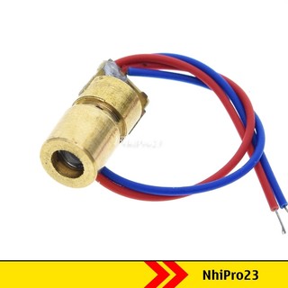Đầu phát tia laze 3v / 5v - module diode laser sáng đỏ 3v/5v - bước sóng 650nm