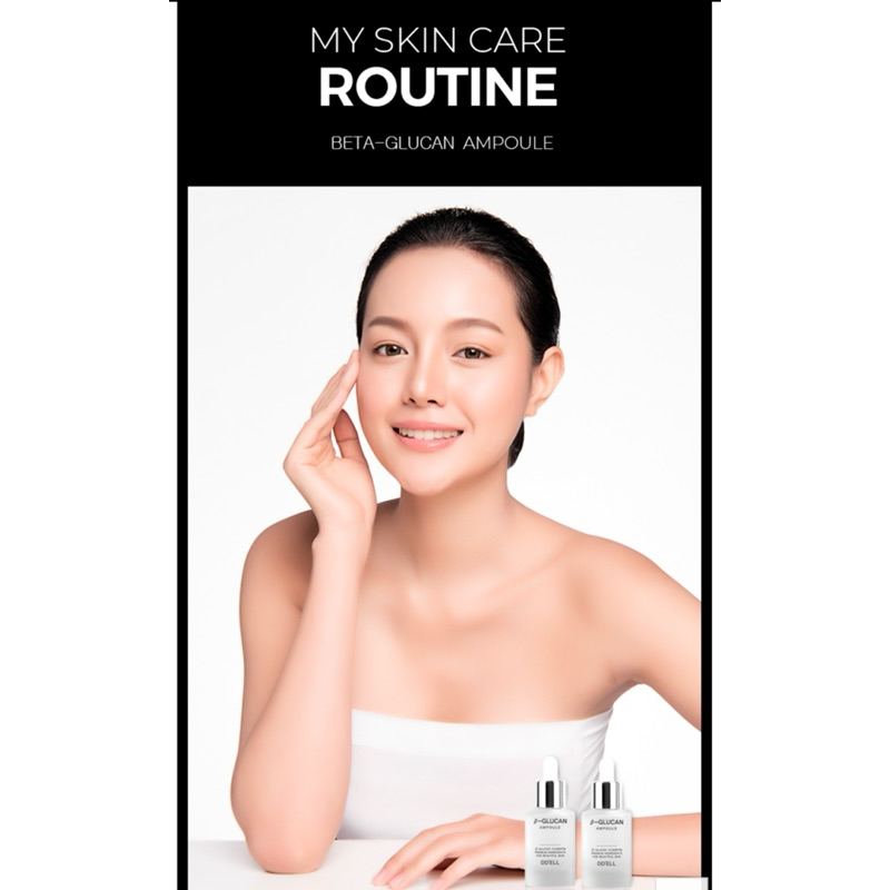 Tinh chất cấp ẩm B-Glucan 10.000PPM Ampoule DD'ELL làm dịu da