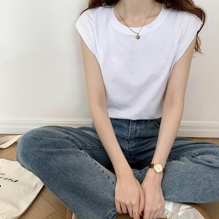 Áo thun sát nách chất thun cotton trơn basic
