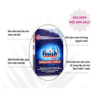Thanh lý muối rửa chén finish 1,2kg