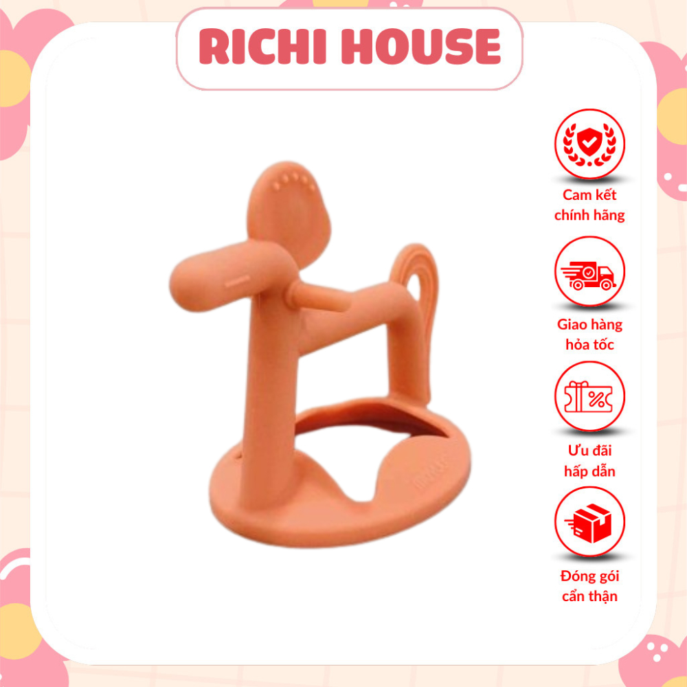 MOYUUM - Gặm Nướu Hình Con Ngựa Mềm Mại, Hàng Chính Hãng Cho Bé