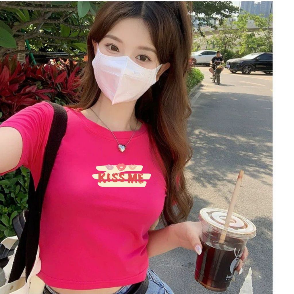 Áo croptop body - Áo thun nữ dáng ngắn Loza CR7076