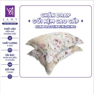 Cặp Vỏ Gối Nằm Lụa Tencel Coolsilk SAMY BEDDING Cao Cấp Thoáng Mát, Mềm Mịn