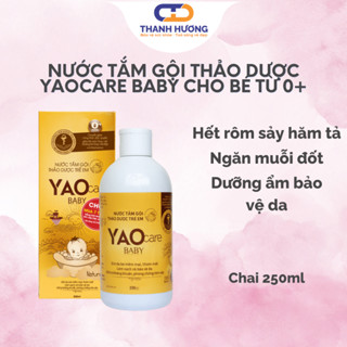 Nước tắm gội thảo dược YAOCARE BABY chống rôm sảy, hăm tã an toàn cho trẻ sơ sinh