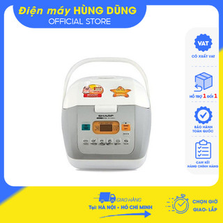 Nồi cơm điện tử sharp 1.8 lít ks-com18v -hàng chính hãng