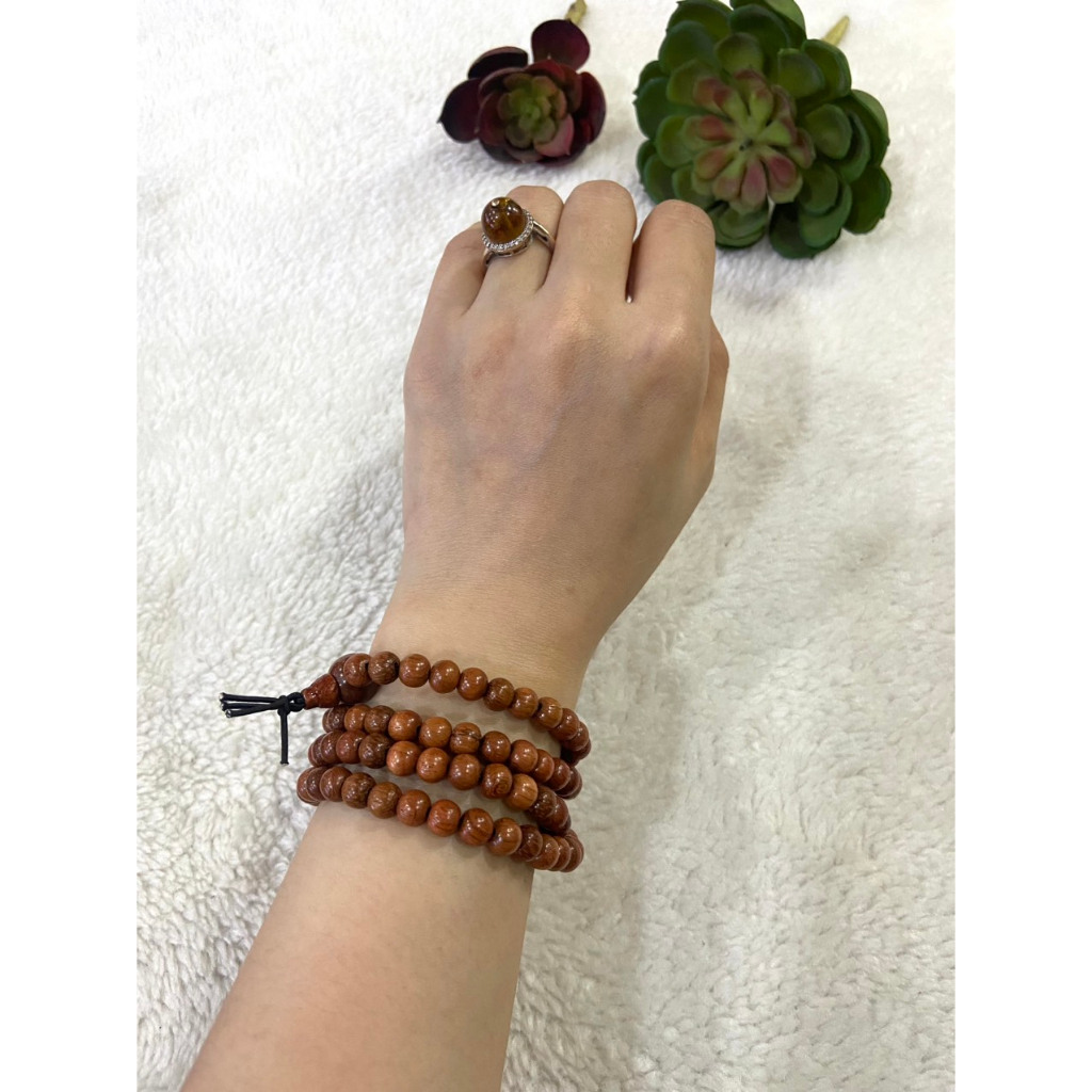 Chuỗi 108 hạt gỗ hương