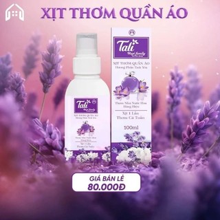 Xịt thơm quần áo Tali Hapi Family, thơm như nước hoa hàng hiệu, chai 100ml