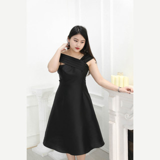 Đầm Dự Tiệc Big Size Chất Vải Tafta Cao Cấp Ép Mùng Đứng Form