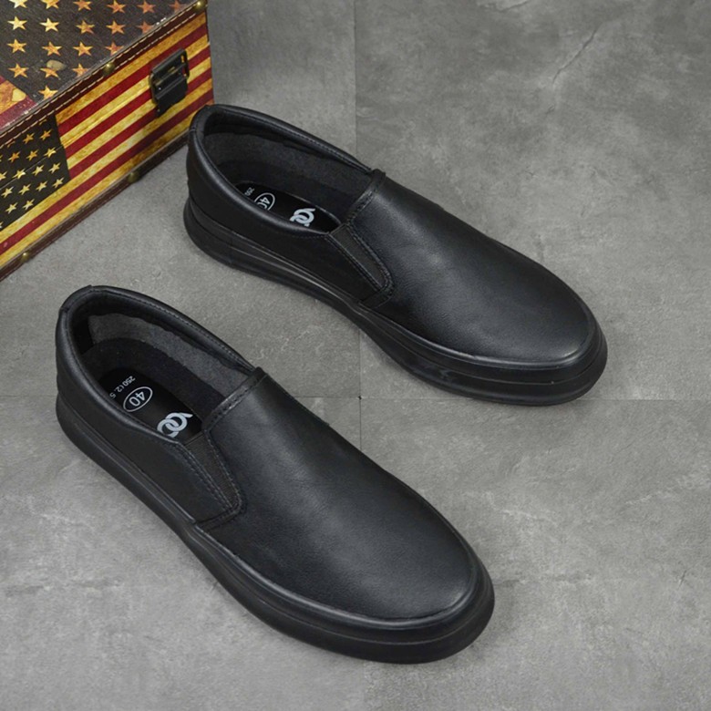 Giày lười Slip On da nam giới thương hiệu BAODA mẫu mới 2023 - Mã SP 8037