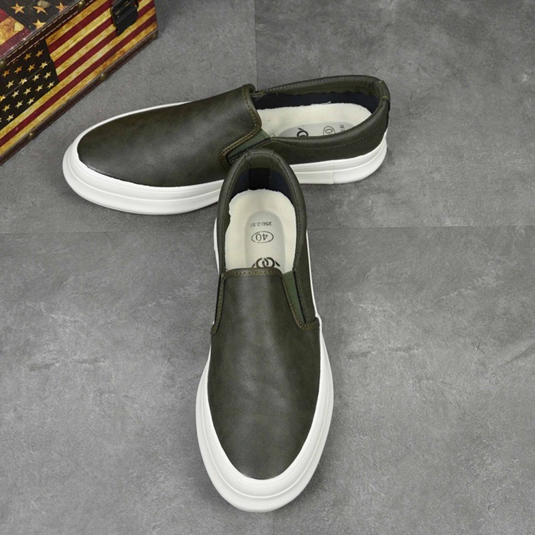 Giày lười Slip On da nam giới thương hiệu BAODA mẫu mới 2023 - Mã SP 8037