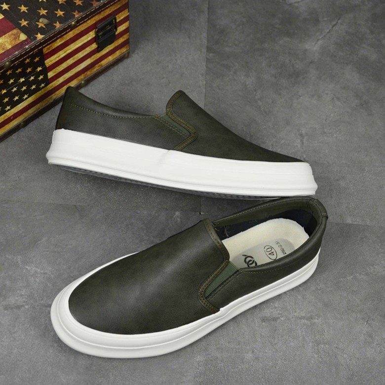 Giày lười Slip On da nam giới thương hiệu BAODA mẫu mới 2023 - Mã SP 8037